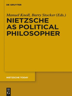 cover image of Nietzsche as Political Philosopher